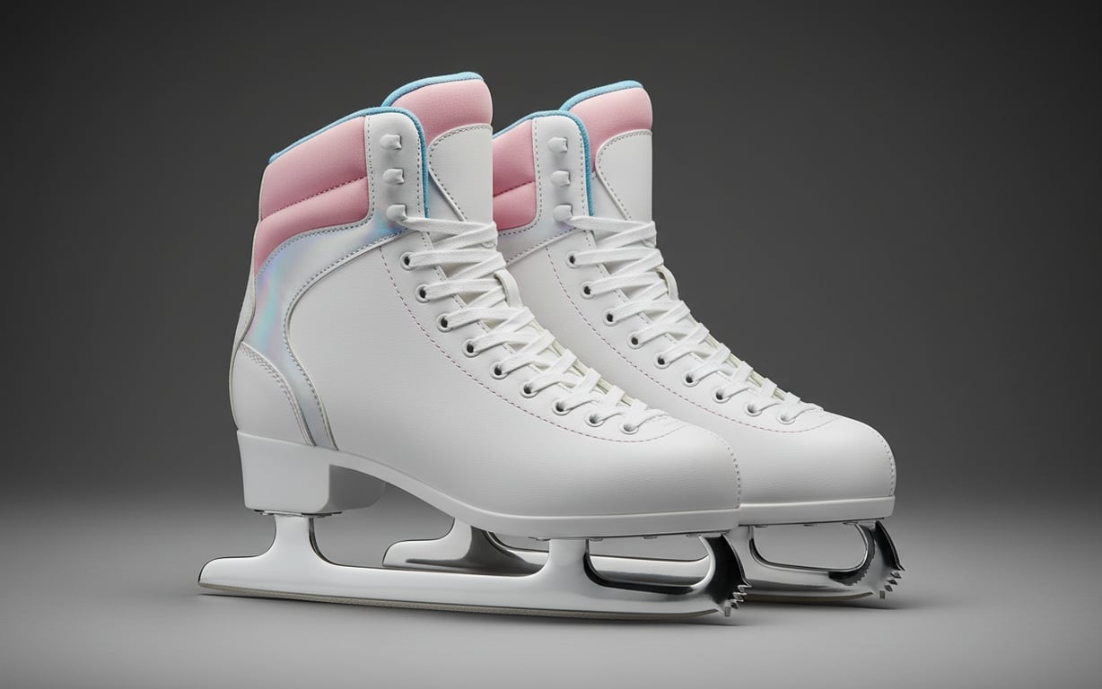 Patine de gheață feminine elegante cu design anatomic specializat