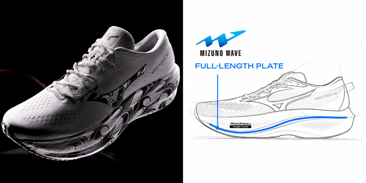 Detalii placa Mizuno Wave